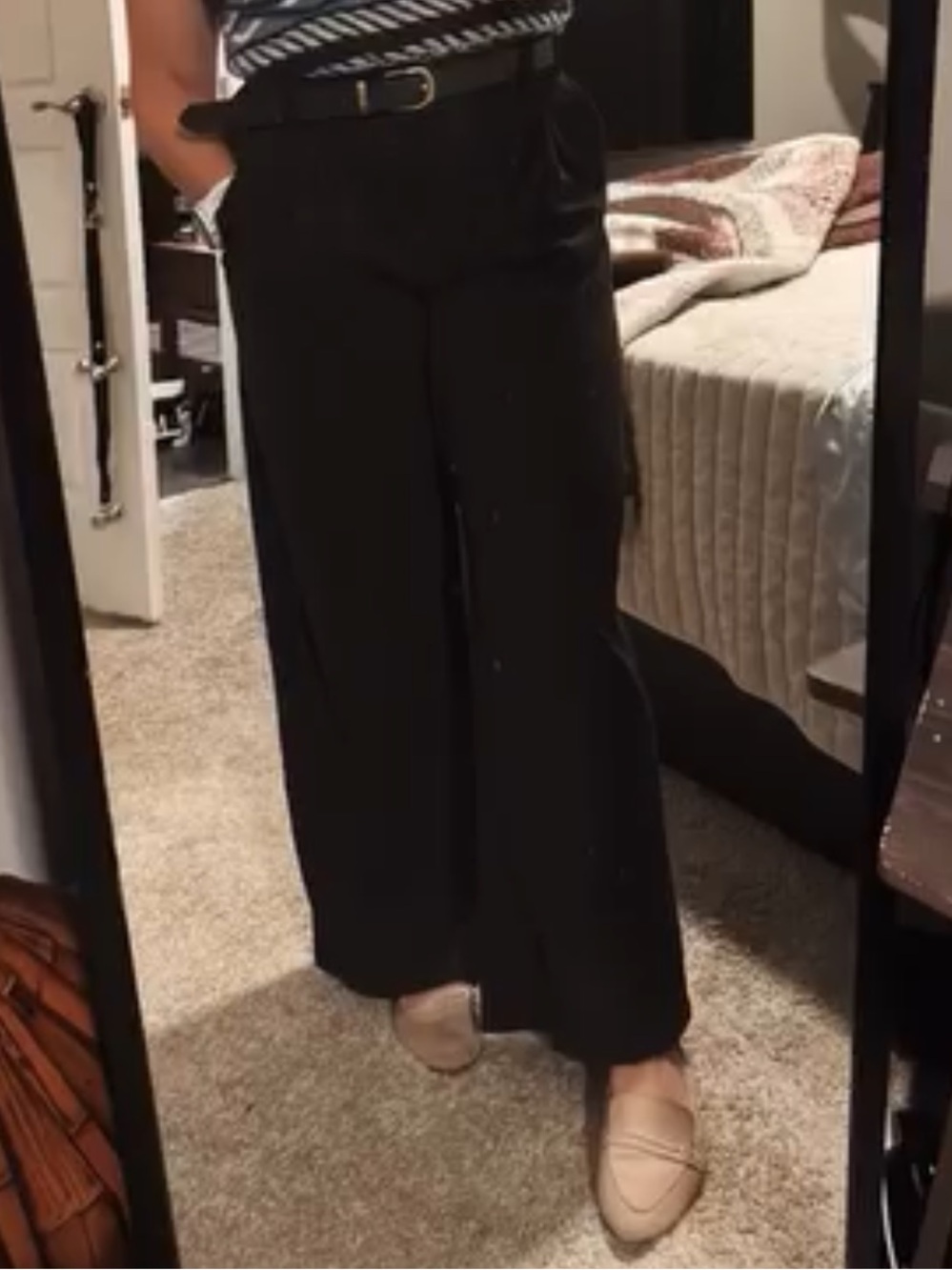 Halara Dark Brown Wide Leg Pants